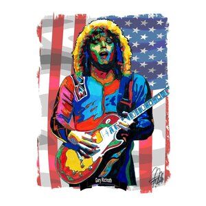 Gary Richrath REO Speedwagon Guitar Hard Rock Music Print Poster Wall Art 13x19